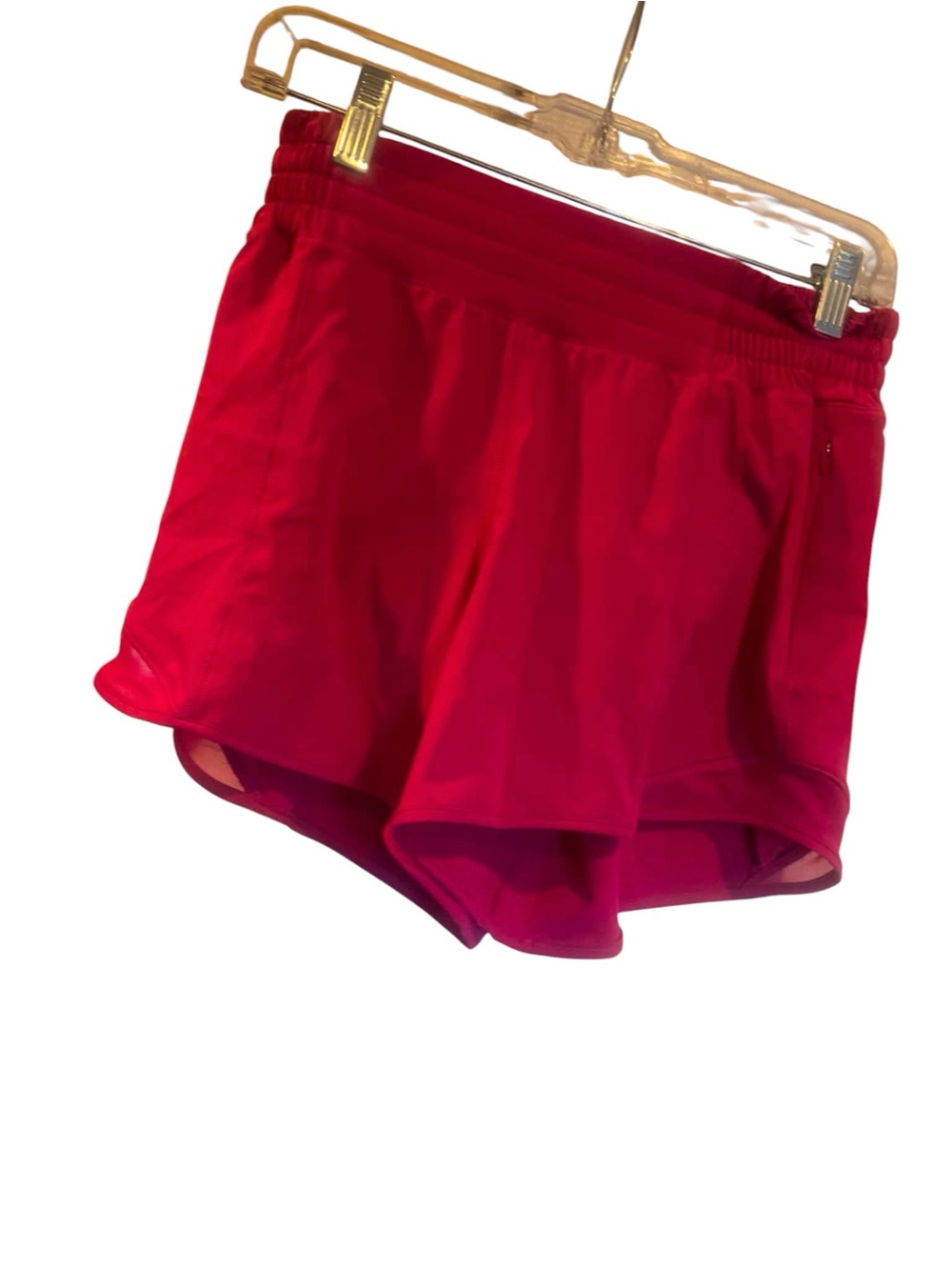 NWT Lululemon Hotty Hot Shorts Hight Rise 4"  Lined PINK FLARE Size 6